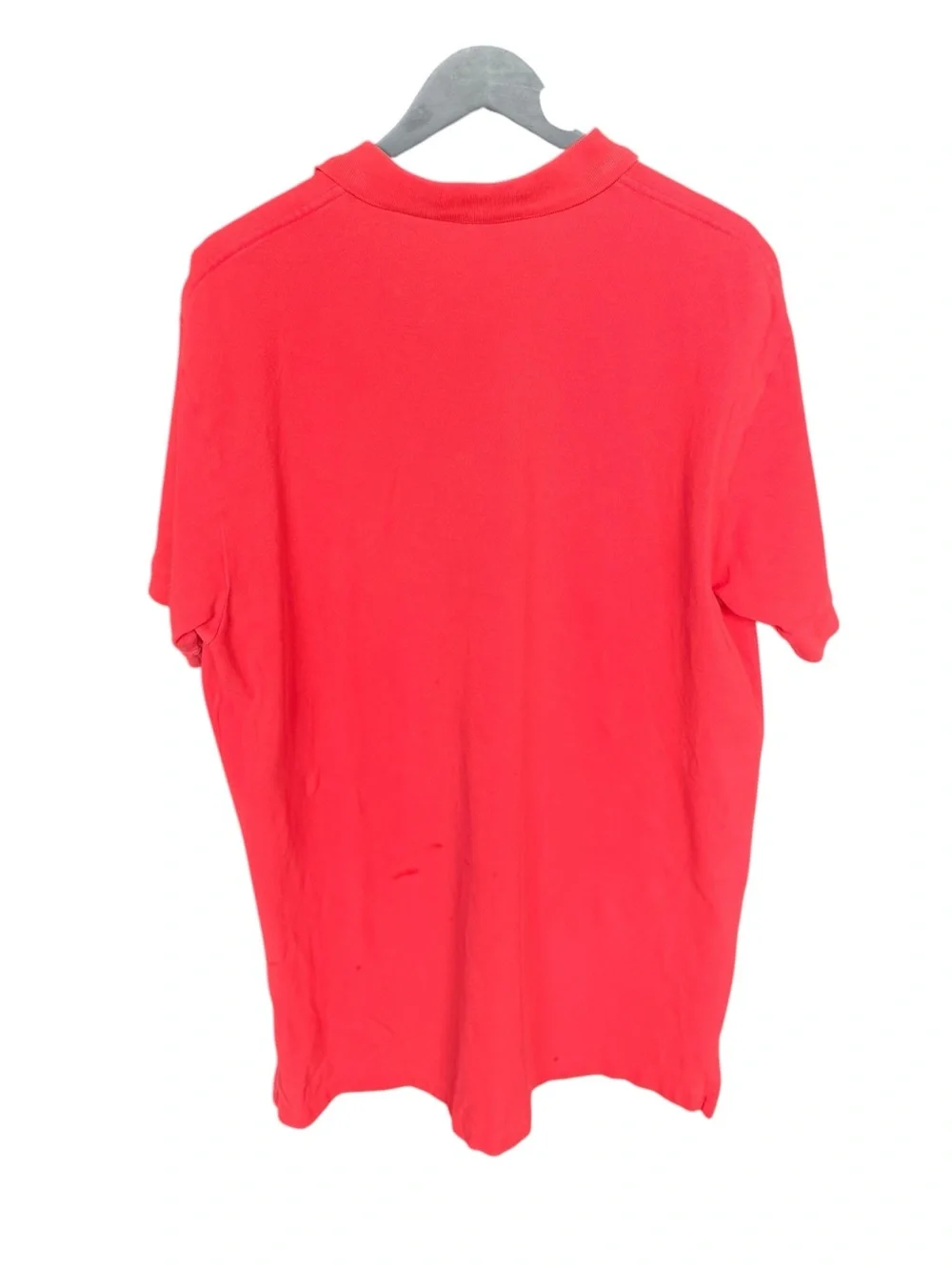 Polo Ralph Lauren Men’s Large Red Coral Cotton Pony Logo Preppy Golf Polo Shirt